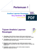 Analisis Laporan Keuangan-Pertemuan 1-2