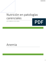 Nutrición en Patologías Carenciales