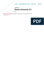 Síndrome de Down (Trisomía 21) - Salud Infantil - Manual MSD Versión para Público General