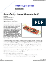 Secure Design Using MicroController 1