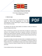 TJSP - Médio - 2023 - Comunicado