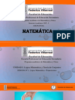 Semana #01 - Lógica Matemática