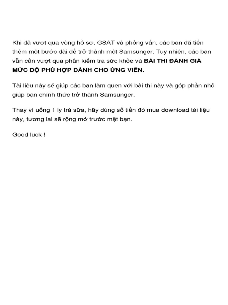  123doc bai thi danh gia muc do phu hop danh cho ung vien samsung gsat