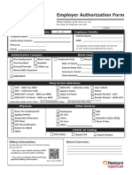 Piedmont Authorization Form FIT Test