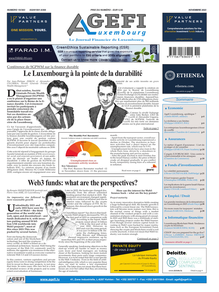 AGEFI Luxembourg - Novembre 2023 | PDF
