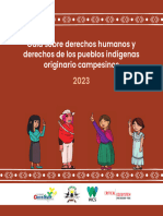 Guía sobre derechos humanos y derechos de los pueblos indígenas originario campesinos