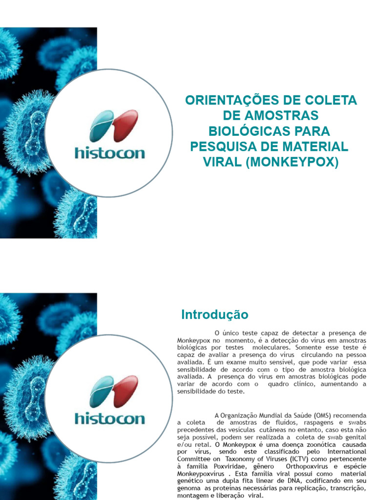 Coleta de Amostras para Monkeypox | PDF