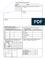 Evaluacion Escrita de Matematicasegundo