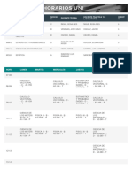 Horario 3er Ciclo UNI