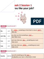 W2 S1 - Do You Like Your Job