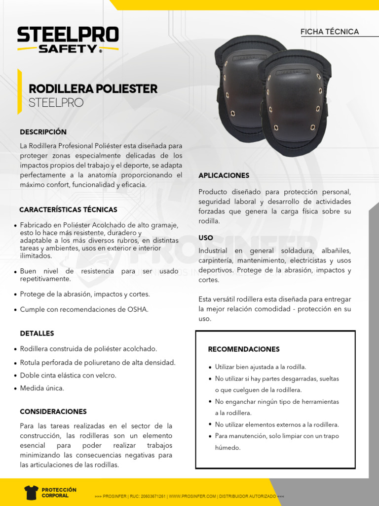 KAPRIOL Ginocchiera in silicone EN 14404