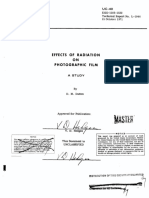 Effects of Radiation On Photographic Film. A Study - Dutton1971