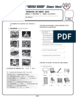 Examen Mensual Secundaria-Abril Bertol