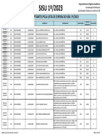 Sisu 1º - 2023 Lista de Espera