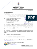 Division Memorandum No. 009 S. 2023