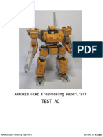 Armored Core Paper Craft Model