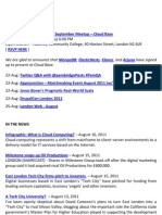 London Silicon Roundabout Weekly Newsletter 19-August-2011