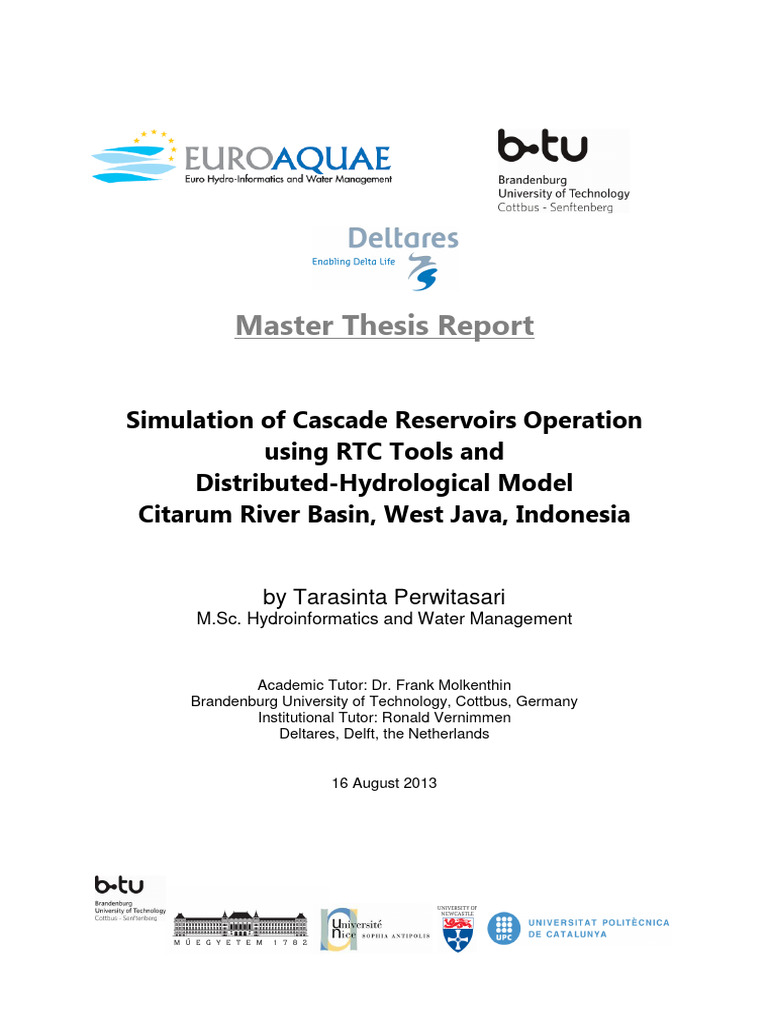 Final Master Thesis Report Perwitasari Tarasinta Pdf