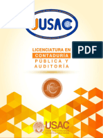 Pensum y Prerrequisitos Auditoria Jusac