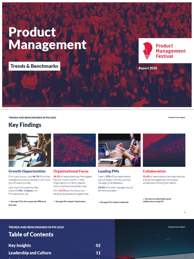 Product Management Trends & Benchmarks 2022 | PDF | Leadership | Job ...
