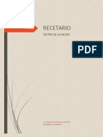 Plantilla Recetario