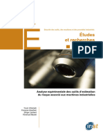 Études Et Recherches: Analyse Expérimentale Des Outils D'estimation Du Risque Associé Aux Machines Industrielles