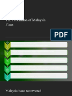 The Federation of Malaysia Plans