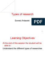 3. Types of Research