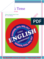 English Grammar Tenses - TIME AND TENSE