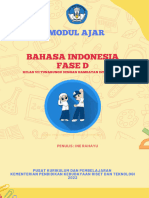 Modul Ajar Bahasa Indonesia - Teks Petunjuk - Arahan Sederhana - Fase D