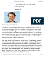 Economic Times India Gerd Leonhard Future of Work