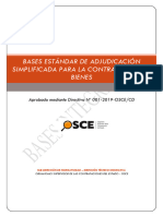 Bases Estándar de Adjudicación Simplificada para La Contratación de Bienes