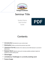 Seminar PPT Format
