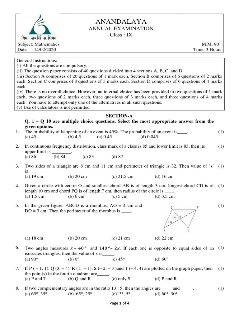 Maths | PDF | Teaching Methods & Materials
