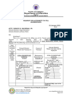 Secondary Request For Authority To Fill New Form Hya Liza Quibuyen