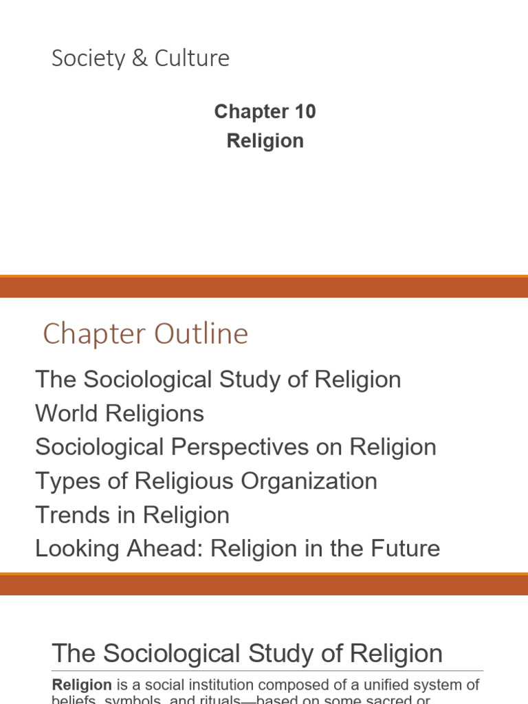 Chapter 10 Religion | PDF