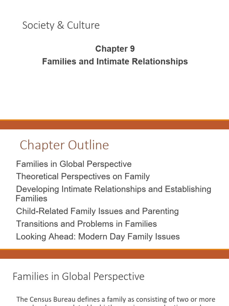Families and Intimate Relationships Explained | PDF | Lifestyle
