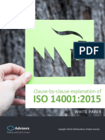 Explanation of ISO 14001 2015 Clauses En