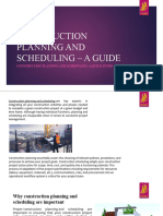 Construction Planning and Scheduling - A Guide Ke&e
