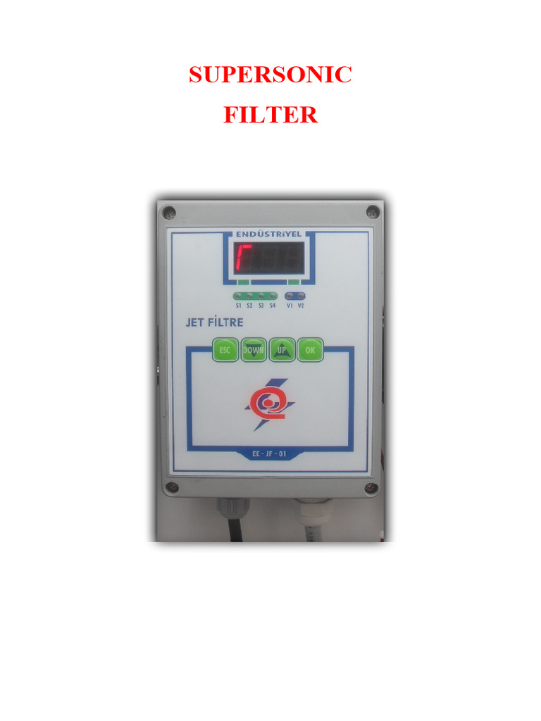 Supersonic - Filter - Manual Tran Eng 2 | PDF