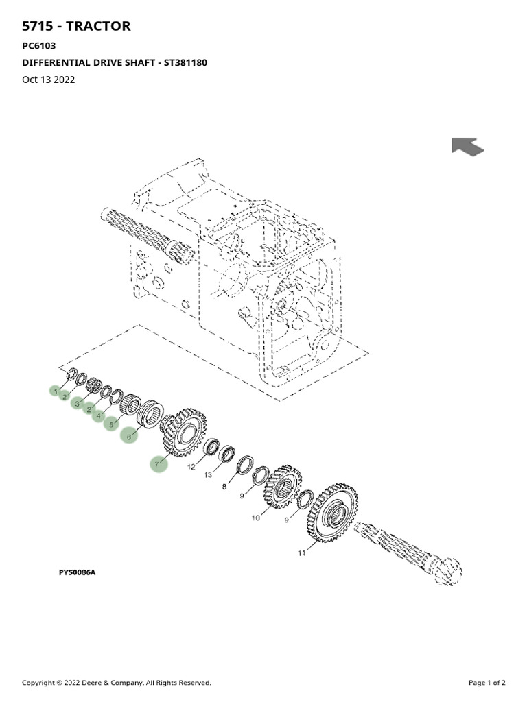 Differential Drive Shaft PDF