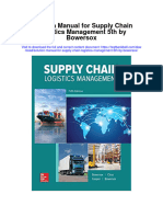Solution Manual For Supply Chain Logistics Management 5th by Bowersox