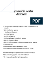 Drugs Used in Ocular Disorders