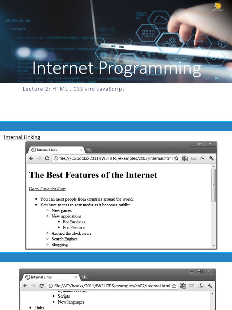 Internet Programming_02 | PDF | Hyperlink | Html Element
