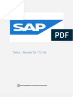 SAP  Table FI co AA