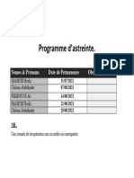 Programme D'astreinte Juillet - Aout 2021 V0