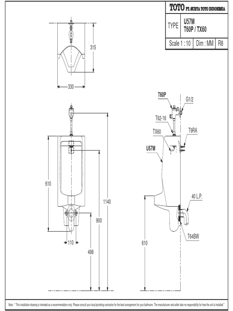 U57M Installation Guidelines | PDF