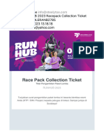 RUNHUB 2023 Racepack Collection Ticket For INTOLERANB2785