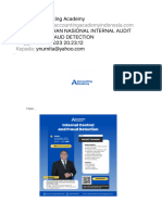 Pelatihan Nasional Internal Audit and Fraud Detection