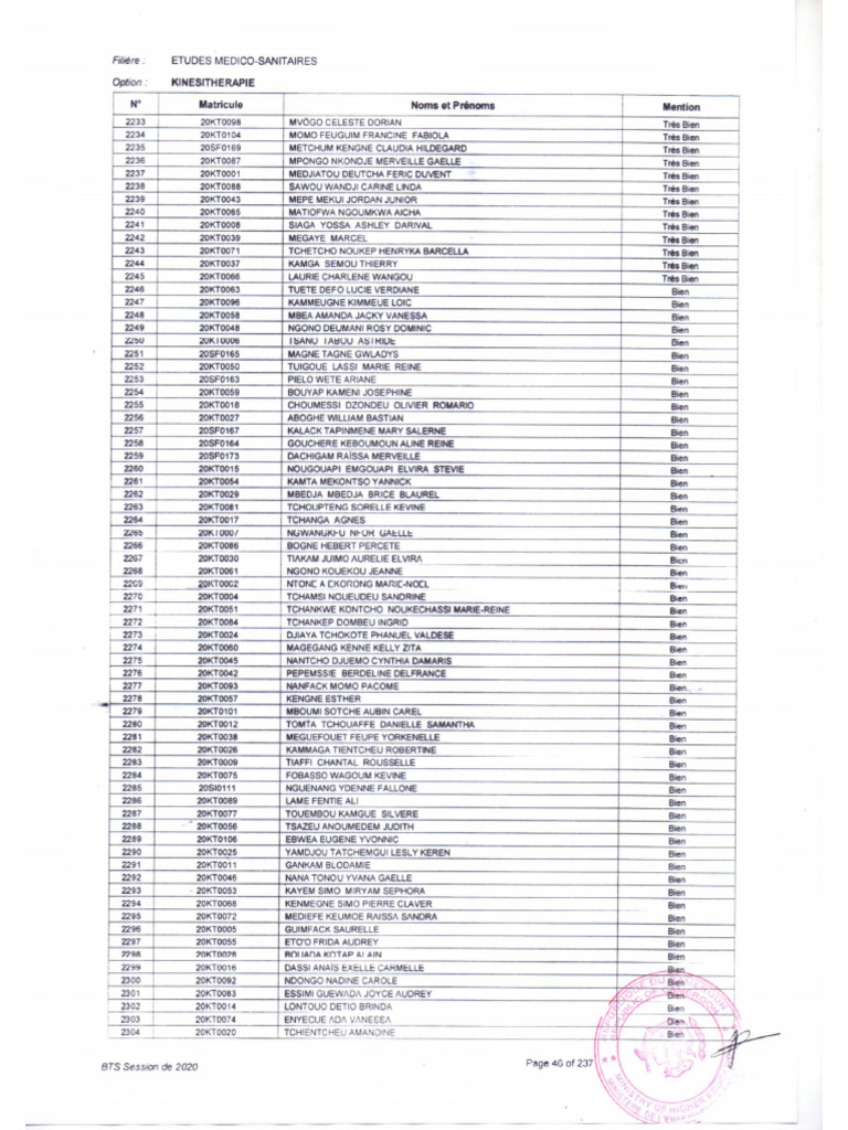 Filiere etudes medico sanitaires pdf